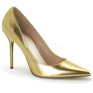 PLEASER CLAS20/GMPU Pumps Gold Mond‰n Tabledance Gogo Party Poledance Sexy ... - Bild 1 von 2