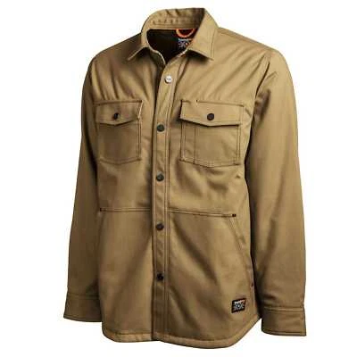 Men’s Timberland PRO Coat 20th Anniversary Roughcast Wheat Color Denim Jacket - Image 1 of 3