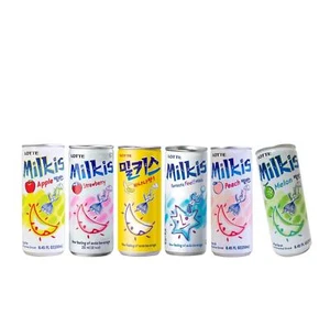 Lotte Milkis 6 Flavors Combo (Original Apple Melon Peach Banana & Strawberry)... - Picture 1 of 5