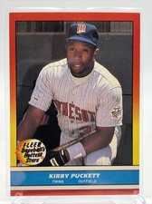 1988 Fleer Baseball's Hottest Stars Kirby Puckett Card #30 Mint FREE SHIPPING