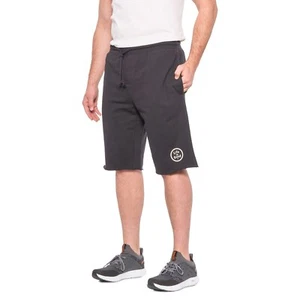 Small NWT Men's Life is Good Coin Black French Terry Lounge Shorts - Picture 1 of 2