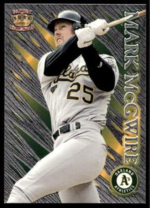 1996 Pacific Prisms P-126 Mark McGwire   Oakland Athletics  Baseball Card
