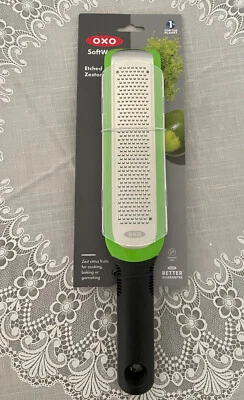 NEW OXO Good Grips Etched Zester Cheese Grater Stainless Steel Non Slip Handle - Image 1 of 3