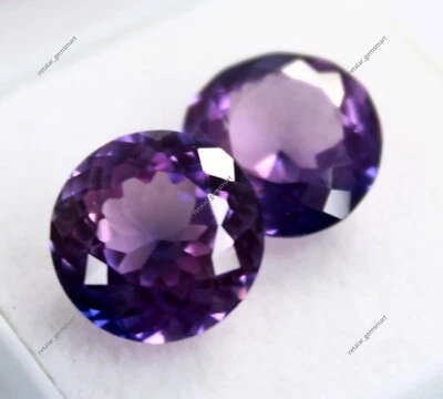 10Ct Extremely Rare Natural Tanzanite Purple Round CERTIFIED Rare Loose Gemstone - Image 1 of 4