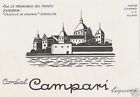 Pubblicita' 1929 Campari Cordial Bar Castello Kalmar Stoccolma Stokholm Sweden