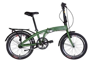 Faltrad Folding Bike 20" City Stadt Gepäckträger Rack Aluminium Grün RH 32 cm - Bild 1 von 3