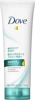 Limpiador facial suave sensible facial Dove Fresh piel grasa espuma cuidado 130 g JPN Foto 1 de 3