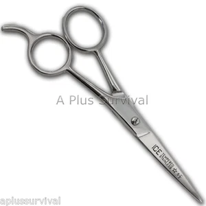 Tijeras templadas al hielo de 4,5" para papel capilar manualidades peluquero primeros auxilios kits de supervivencia - Imagen 1 de 1