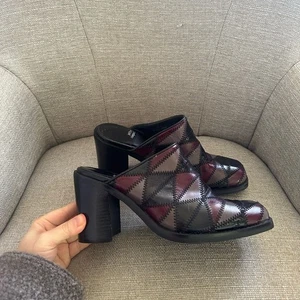 NUEVO SIN ETIQUETAS: Jeffrey Campbell Karma Colorblock Mule talla 7 - Imagen 1 de 7