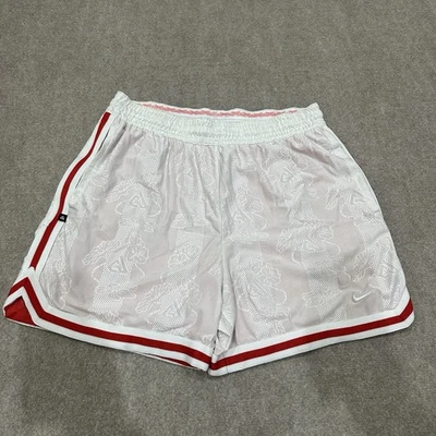 Nike Dri Fit Men's 2XL White DNA Giannis Freak Basketball Shorts Mesh Zip Pocket - Image 1 of 4