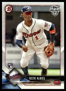 2018 Topps Bowman Holiday Ozzie Albies Rookie Atlanta Braves #TH-OA - Picture 1 of 2