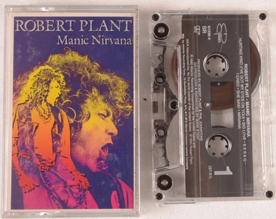 Robert Plant – Manic Nirvana - Cassette Tape Album -Hurting Kind  1990 Atlantic - Image 1 of 4