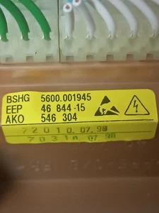 Elektronik BSHG 5600.001945 AKO 546 304 NEFF S5456X0 - Bild 1 von 15