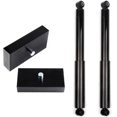 1" Rear Leveling Lift Kit & Shocks Struts for 2000-2012 Ford F-350 Super Duty - Image 1 of 4