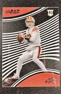 2022 Panini Chronicles Clear Vision Rookies BROCK PURDY #CVR-8 RC NFL 49ers - Bild 1 von 4