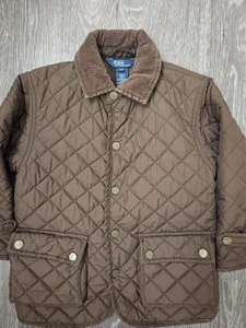 Polo By Ralph Lauren Dark Brown quilted Jacket Size 3t - Picture 1 of 6