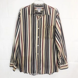 Cherokee Vintage Men's 100% Cotton Striped Shirt Size L - Picture 1 of 12