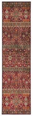 Linon Home Decor Products The Anywhere Washable Rug Yarit Garnet & Ivory 2' X... - Image 1 of 4