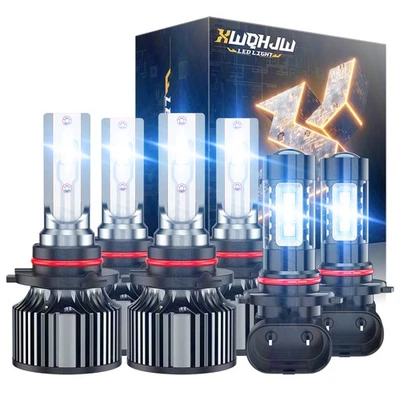 Faro LED + bombillas antiniebla 6000K para GMC Canyon 2004 2005 2006-2012 Foto 1 de 4