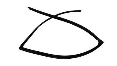 Sello de canal de funcionamiento de vidrio ventana lateral del pasajero trasero Toyota Rav4 2019-2025 OEM Foto 1 de 4