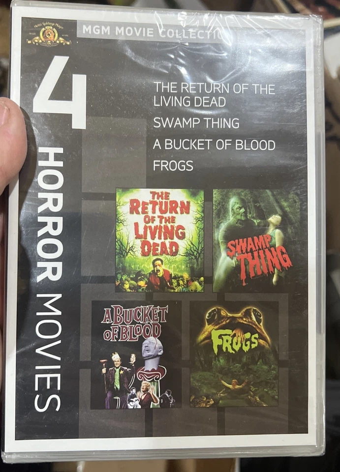 Return Of The Living Dead/Swamp Thing/Bucket Of Blood/Frogs (DVD) Sealed horror - Image 1 of 1