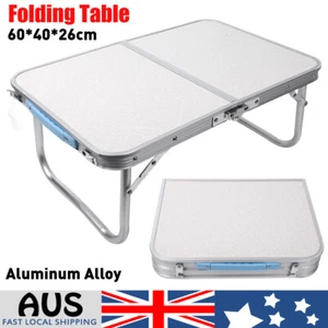 Folding Camping Table Portable Picnic Outdoor Garden BBQ Aluminum Alloy Desk New - Picture 1 of 11