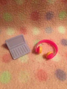 Dollhouse Kids Laptop & Headphones Accessory Set! New! Cute - Picture 1 of 2