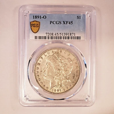 1891-O Morgan $1 Dollar PCGS XF45 - Image 1 of 2