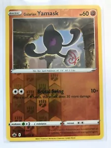 Galarian Yamask 082/198 - Common Reverse Holo - Chilling Reign - Picture 1 of 1