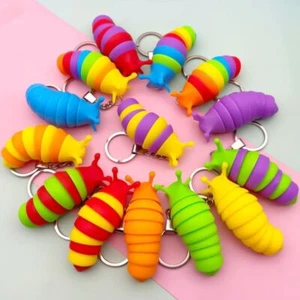 Schnecke Schnecke Raupe Raupe Schlüsselanhänger Schlüsselanhängsel Raupe Keyring - Bild 1 von 12
