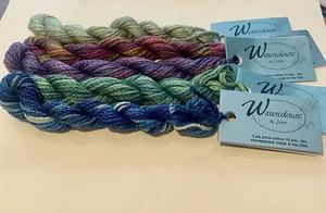 100% Cotton Caron Watercolours 10 yds/3 ply 1 skein; VARIOUS COLORS varigated - Picture 1 of 1