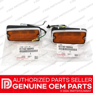 Juego de luces marcadoras laterales ámbar originales Toyota Land Cruiser FJ40 FJ42 FJ43 BJ40 OEM - Imagen 1 de 4