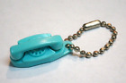 THE PRINCESS PHONE Keychain Its LITTLE Lovely ... 1959 Aqua Blue Bell Inc New