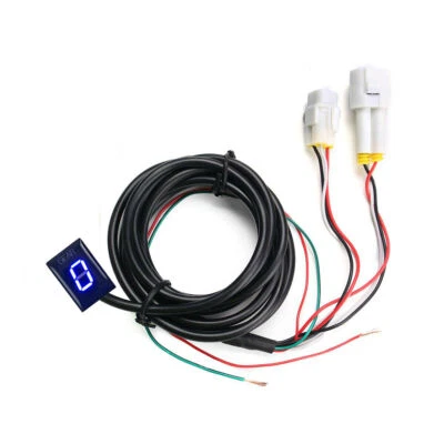 Motorcycle Gear Indicator Blue LED for Yamaha YZF-R1 YZF-R6 FZ400 FZS600 XVS950 - Image 1 of 4
