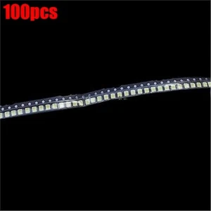 100Pcs White Led Lamp Bulb 3528 Smd Smt Super Bright New Ic uv - Picture 1 of 2