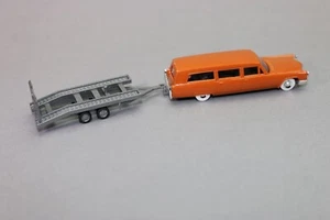 ZA090 Revell Praline Train voiture Ho 2907 Remorque porte voiture Cadillac - Picture 1 of 8