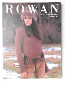 Rowan Knitting Book Magazine No 32 from 2002 Kaffe Fassett Sasha Kagan ++ - Picture 1 of 9