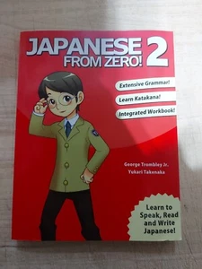 Japanese From Zero! 2 Book Grammar Workbook New - Picture 1 of 2