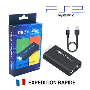 PS2 to HDMI convertisseur - Adaptateur HD - Converter adaptor- Jack 3,5mm HDTV - Picture 1 of 1