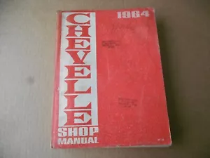 1964 Chevrolet Chevelle Shop Service Factory Repair Manual Original OEM - Foto 1 di 13