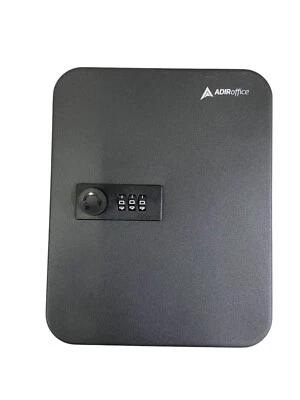 Key Lock Box – 30 Key Hooks Wall Mounted Key Cabinet Lock Box - Image 1 of 3