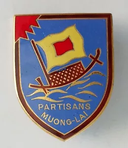 Insigne Guerre Indochine PARTISANS MUONG-LAI Drago Béranger - Foto 1 di 2