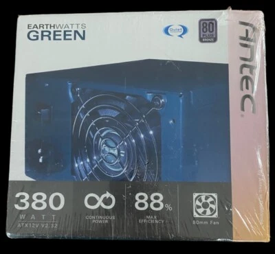 BRAND NEW | Antec Earthwatts 380 Plus 380W ATX12V V2.3 Modular Power Supply - Image 1 of 4