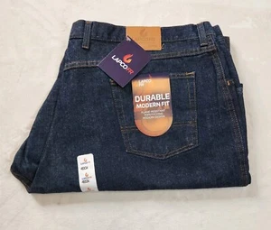 LAPCO FR Men’s Modern Fit Jeans 48×34 Blue Denim Fire Resistant 2112 Cat2 NEW - Picture 1 of 7