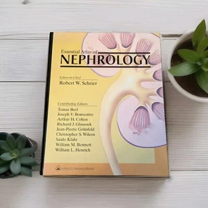 ESSENTIAL ATLAS OF NEPHROLOGY ROBERT SCHRIER BOOK TEXTBOOK HARDCOVER MEDICAL - Picture 1 of 4