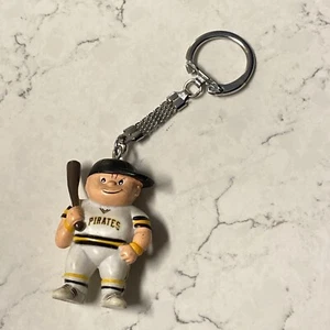 Vintage 1980s Pittsburgh Pirates Lil Sports Brats Keychain MLB Baseball White - Picture 1 of 7