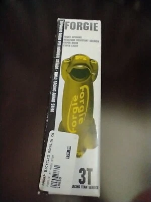 NOS NIB 3T Forgie 10 deg 26.0 Road Stem - Black 1 1/8" x 120mm - Image 1 of 4