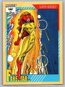1991 Marvel Super Heroes Impel Trading Cards #32 Firestar Set Break! NM+ - Picture 1 of 2