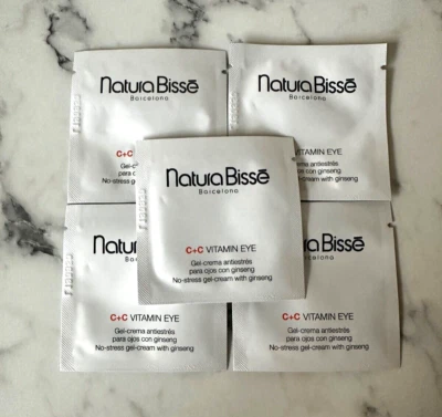 Natura Bisse - C + C Vitamin EYE Cream - Sample 2ml x 5 = 10ml - NEW - Image 1 of 4