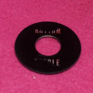 Aged Montreux Guitars 56 Les Paul Custom Black Toggle Plate. M561 - Picture 1 of 4